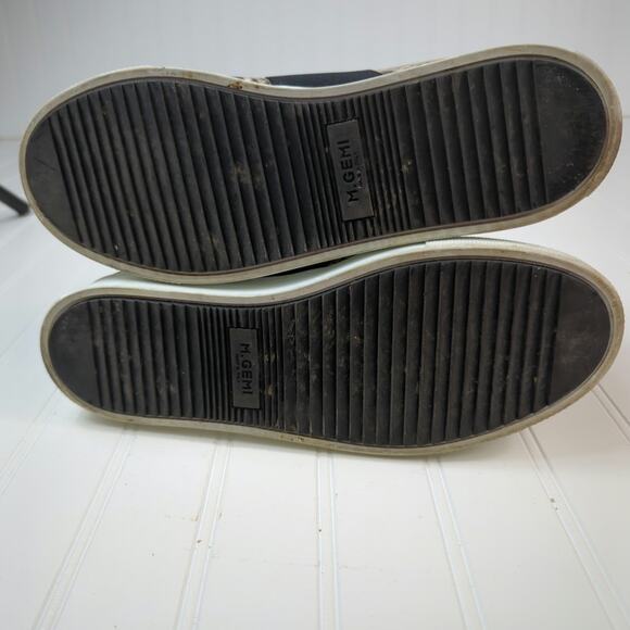 M.Gemi Snake Print Leather Low Top Fashion Sneaker 40 - Picture 4 of 7